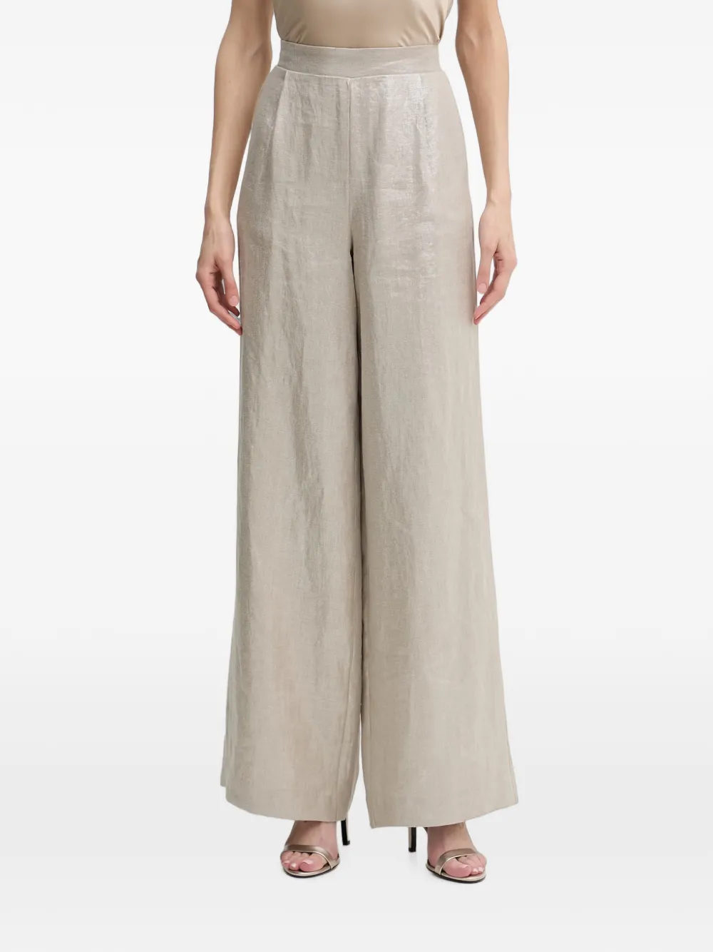 Joseph Ribkoff metallic-effect palazzo pants