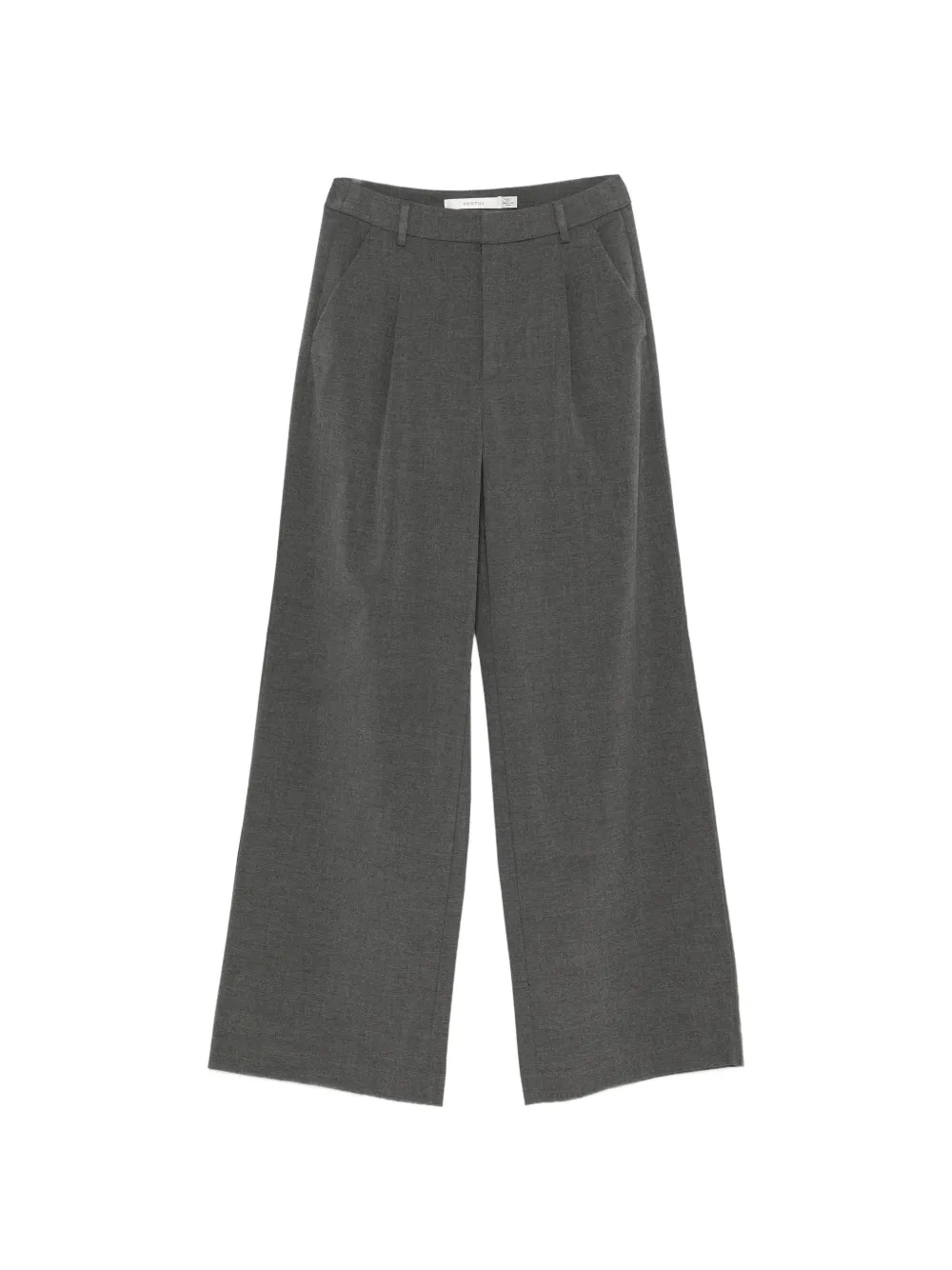 Gestuz Paula belt-loops trousers - Grigio