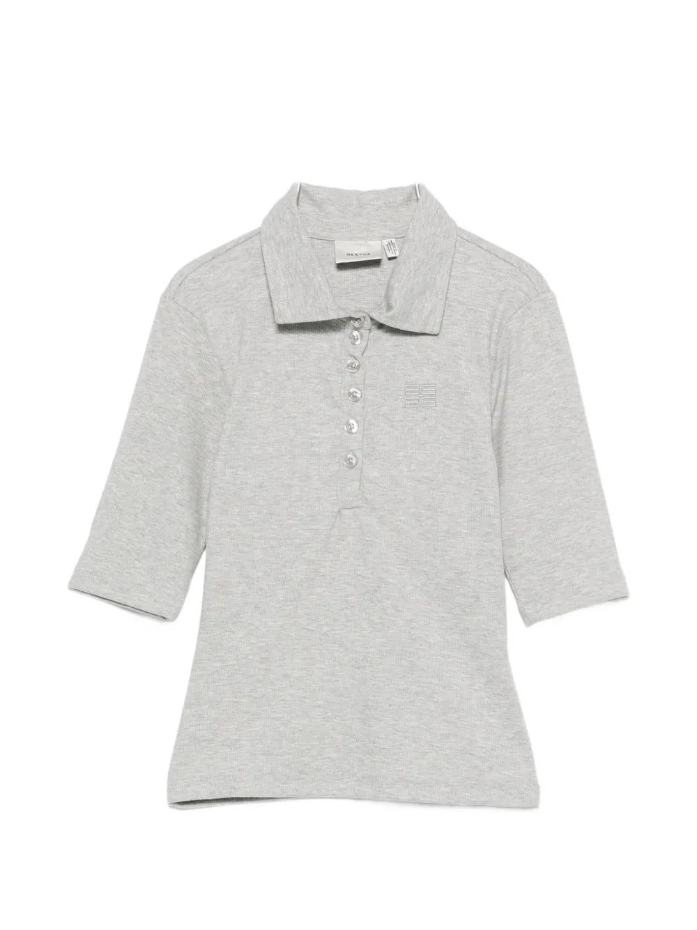 Gestuz Drew short-sleeves polo shirt - Grigio