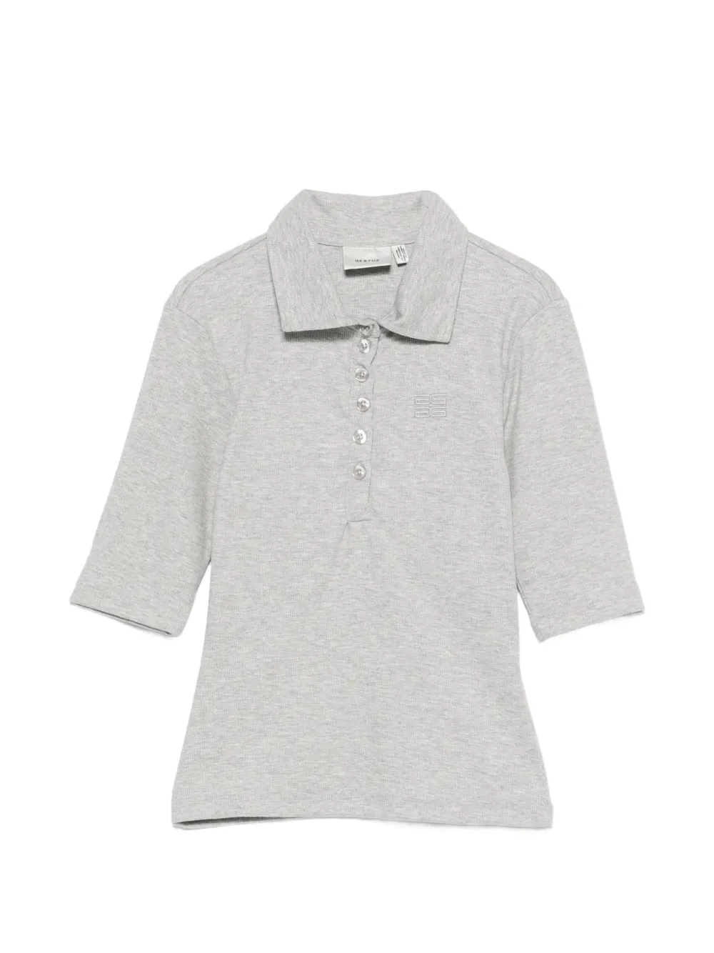 Gestuz Drew short-sleeves polo shirt - Grigio