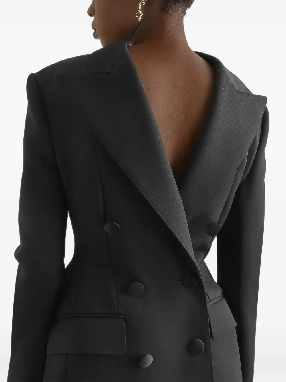 Dolce & Gabbana Wollen jas Zwart