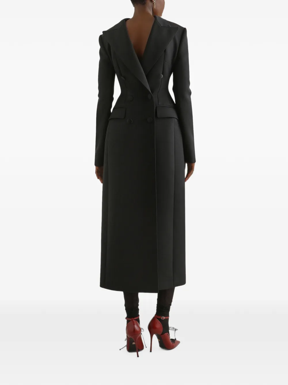 Dolce & Gabbana Wollen jas Zwart