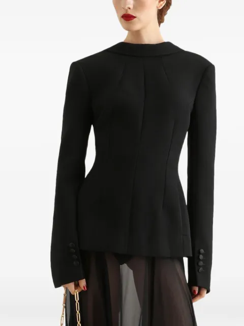 Dolce & Gabbana veste en crêpe de laine double
