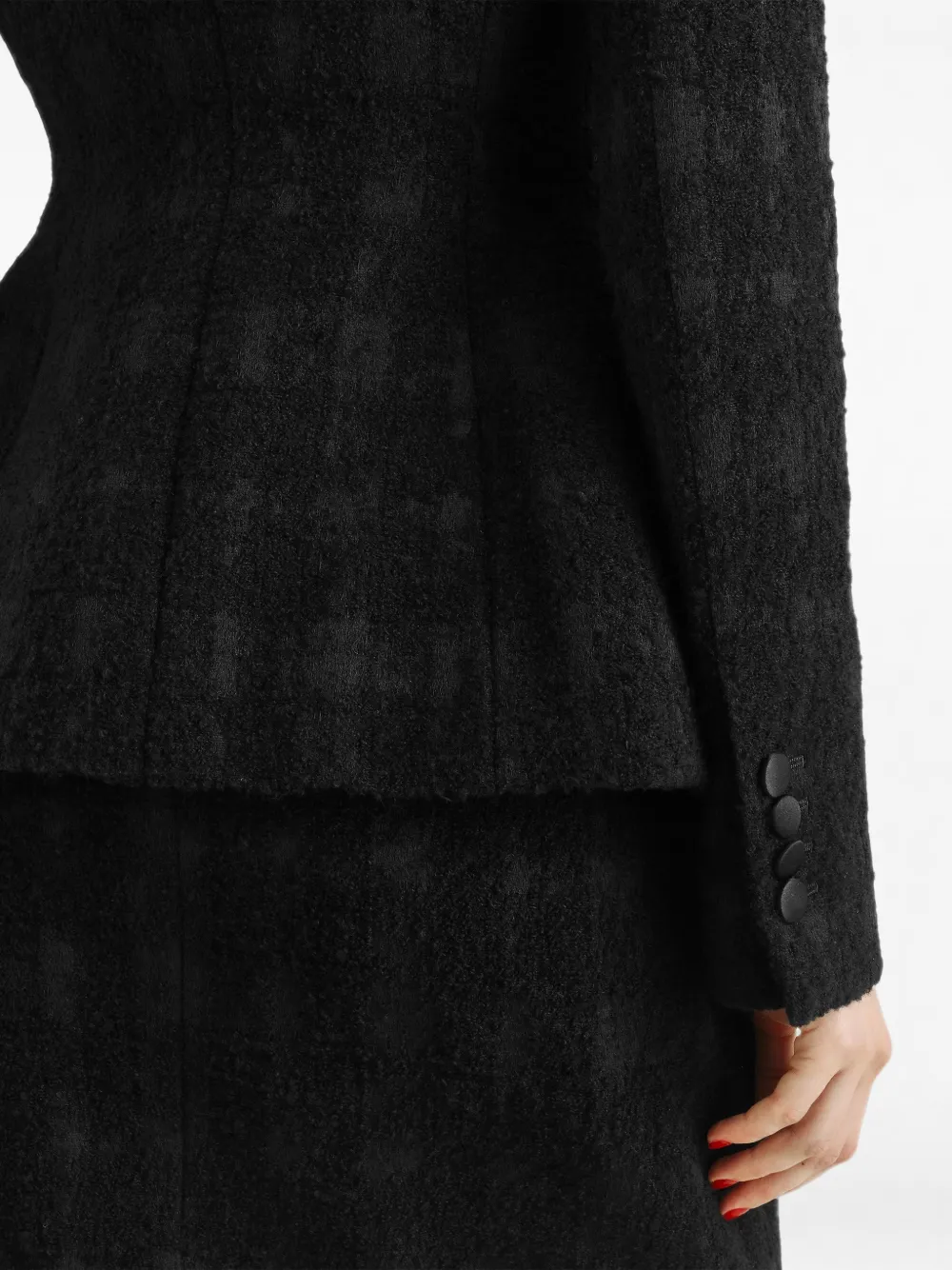 Dolce & Gabbana Blazer met dubbele rij knopen Zwart