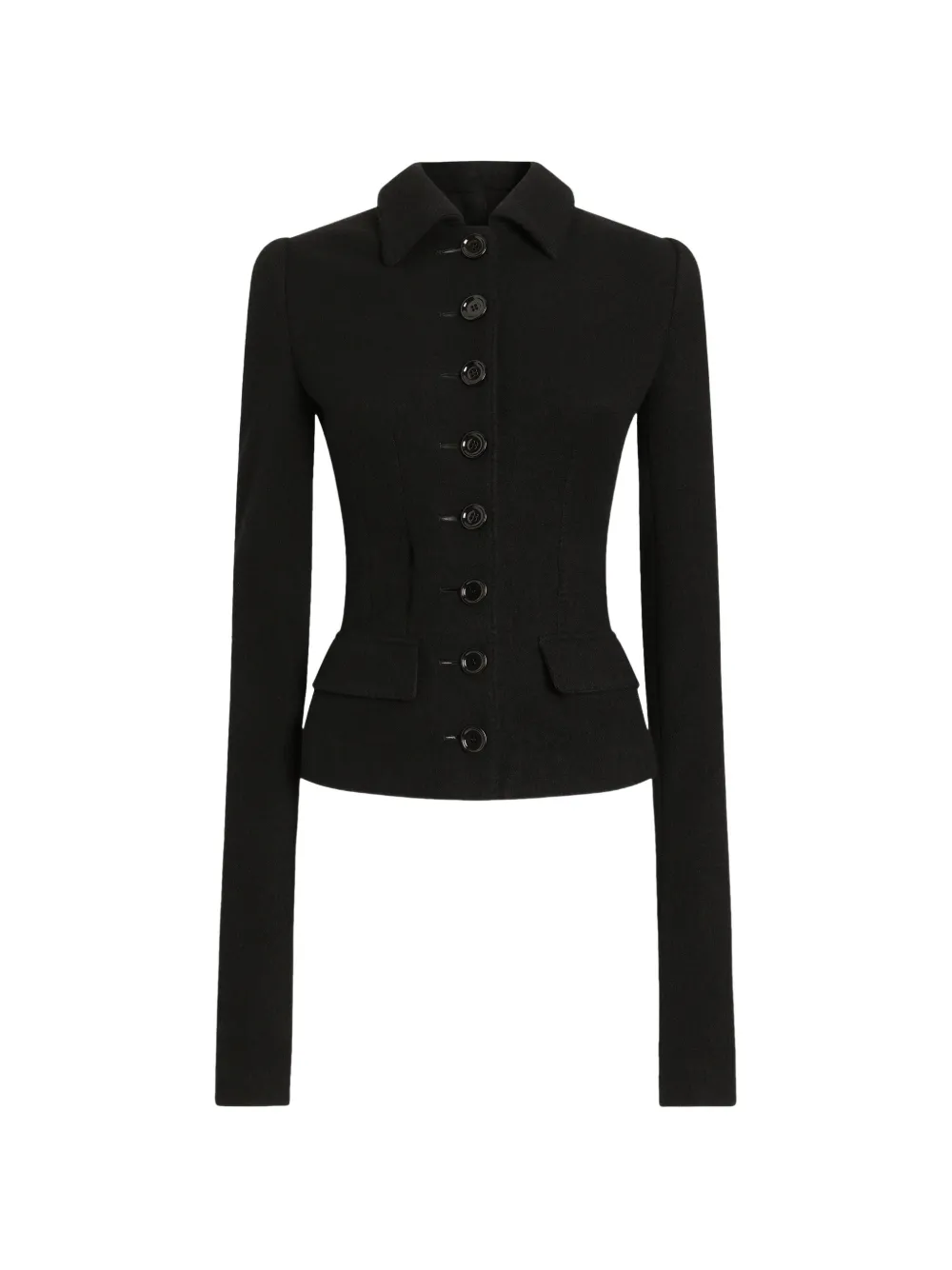 Dolce & Gabbana Einreihige Jacke - Schwarz