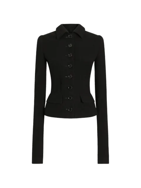 Dolce & Gabbana single-breasted wool cloth jacket