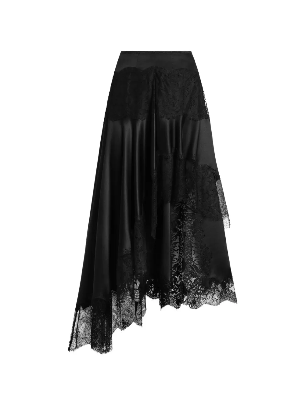 Dolce & Gabbana Rok van zijde-satijn Zwart