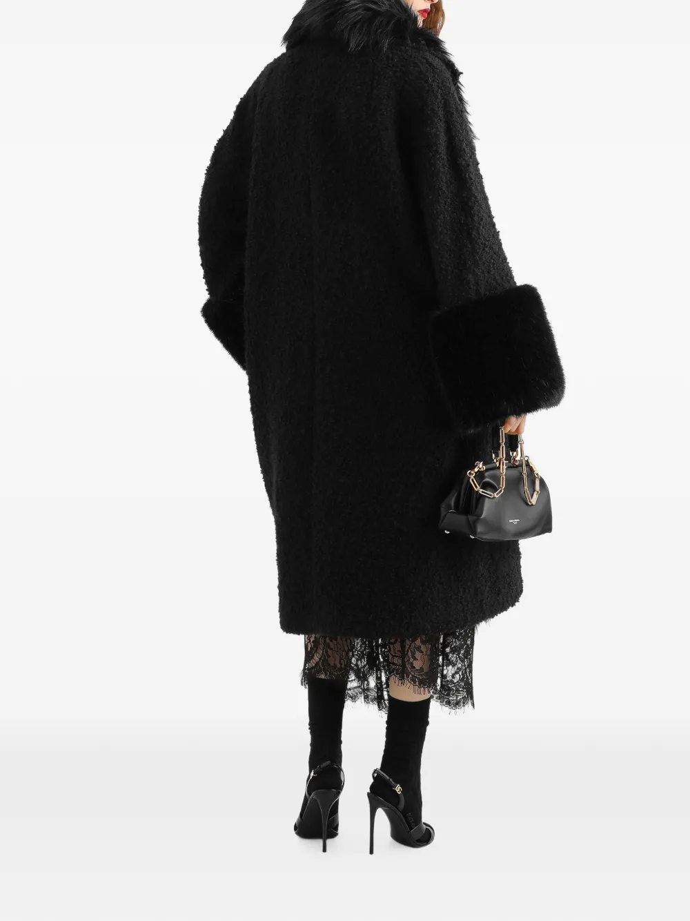 Dolce & Gabbana Kanten jurk Zwart