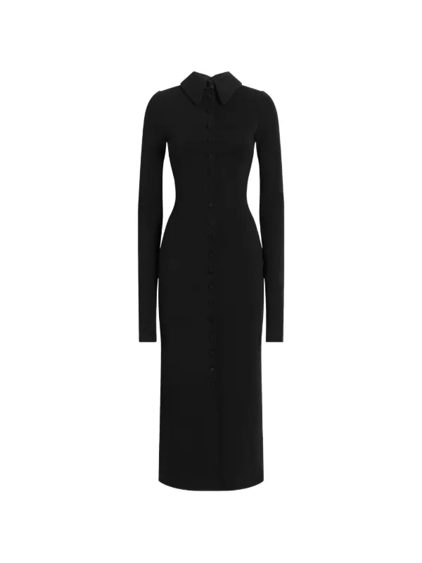 black wool jersey dress Dolce & Gabbana | 78 cm / 30