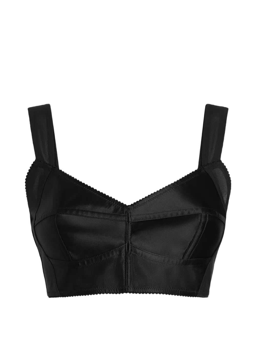 Dolce & Gabbana Bustino con finitura satinata - Nero