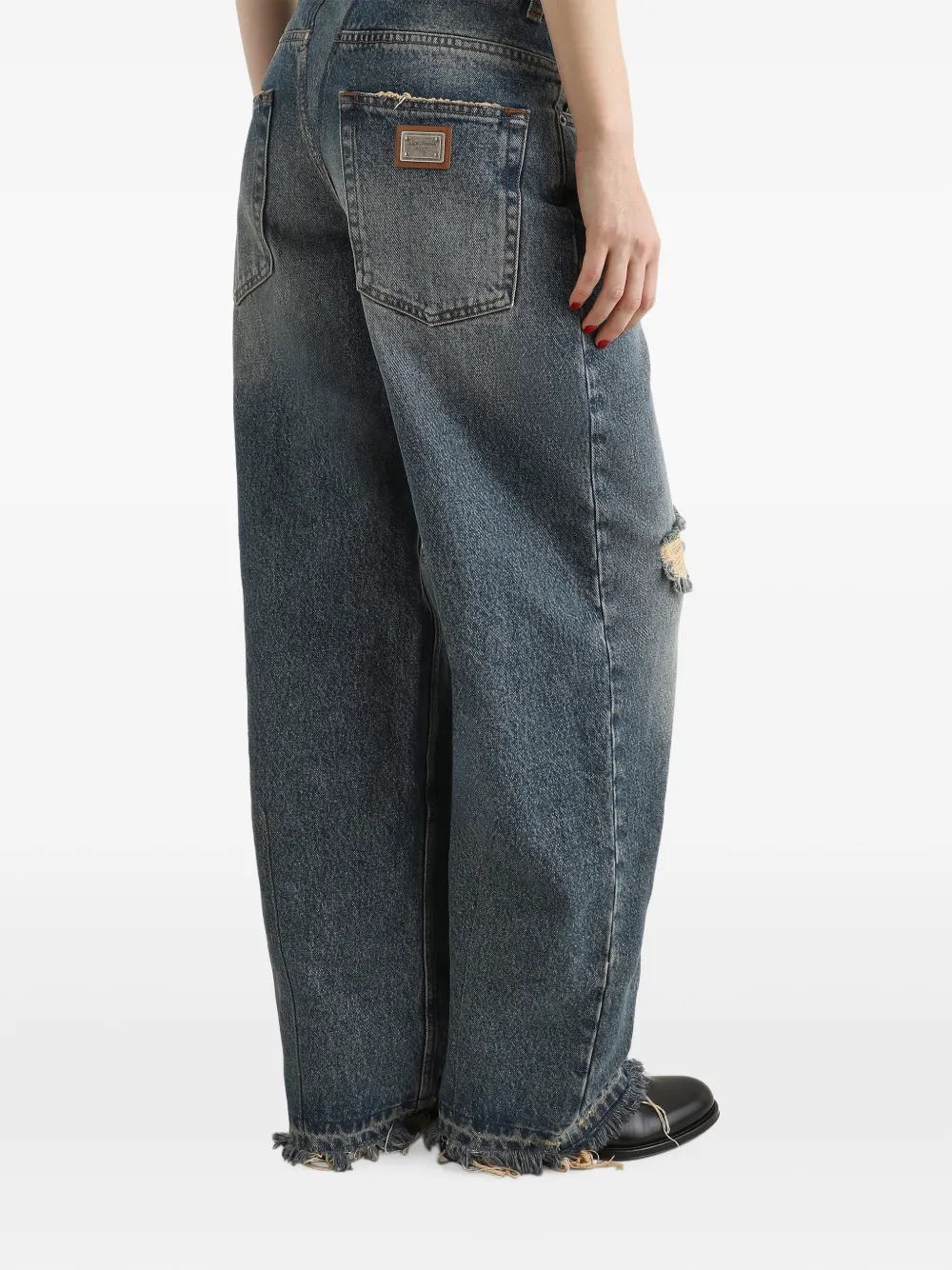 Dolce & Gabbana Spijkerbroek met vijf zakken Blauw