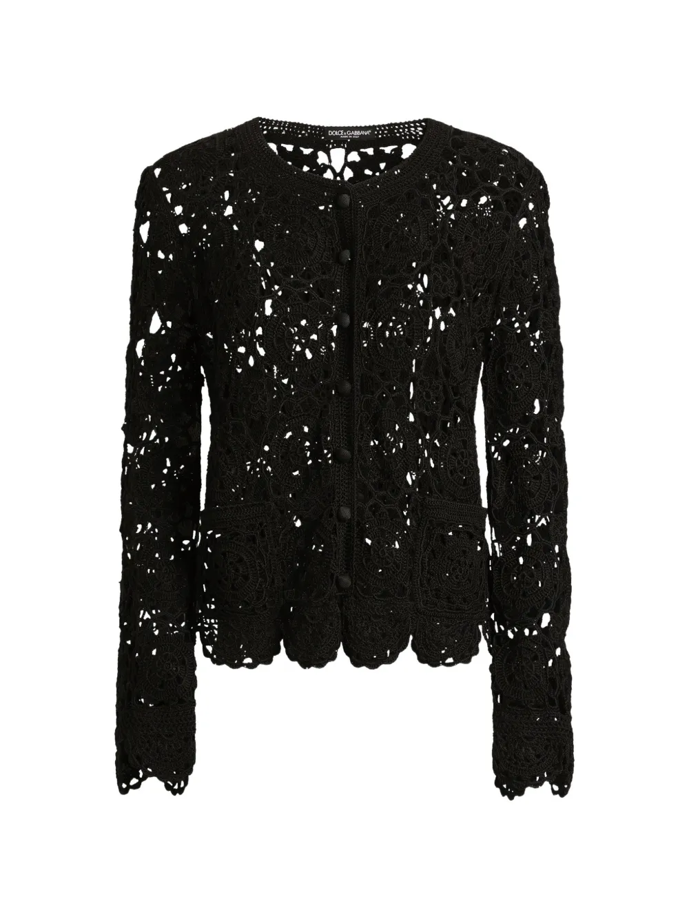 Dolce & Gabbana Cardigan in cotone - Nero