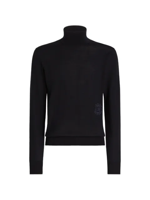 Dolce & Gabbana кашемировый топ с высоким воротником