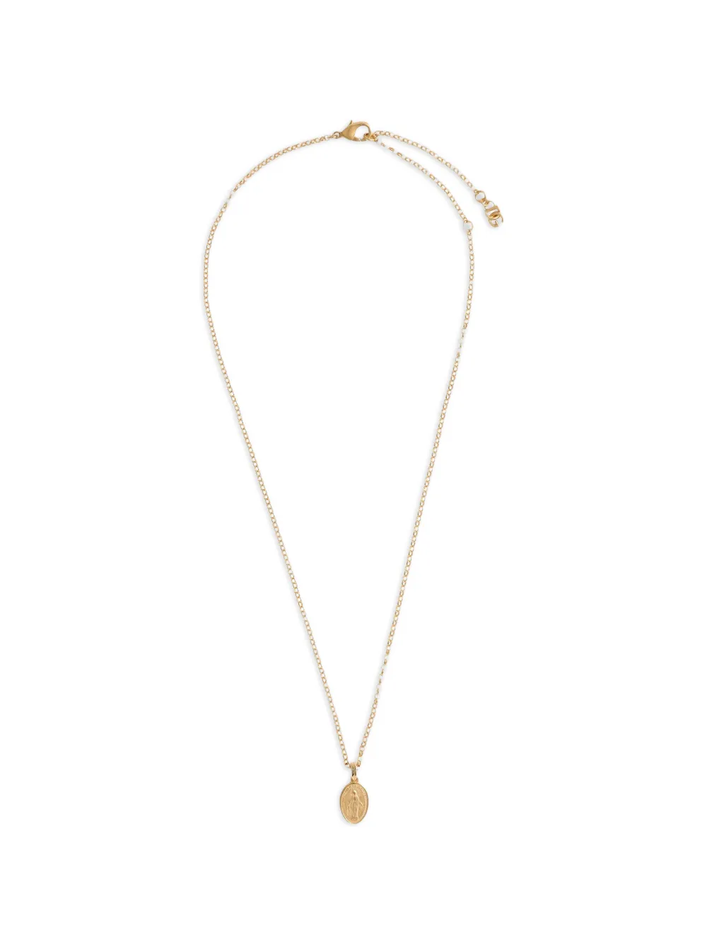 Dolce & Gabbana Collana con pendente ovale - Oro