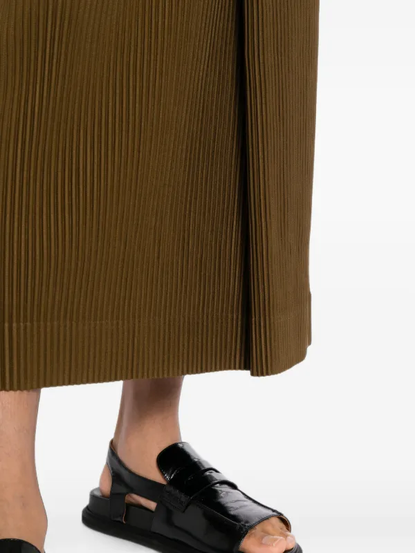 Homme Plissé Issey Miyake プリーツスカート | グリーン | FARFETCH JP