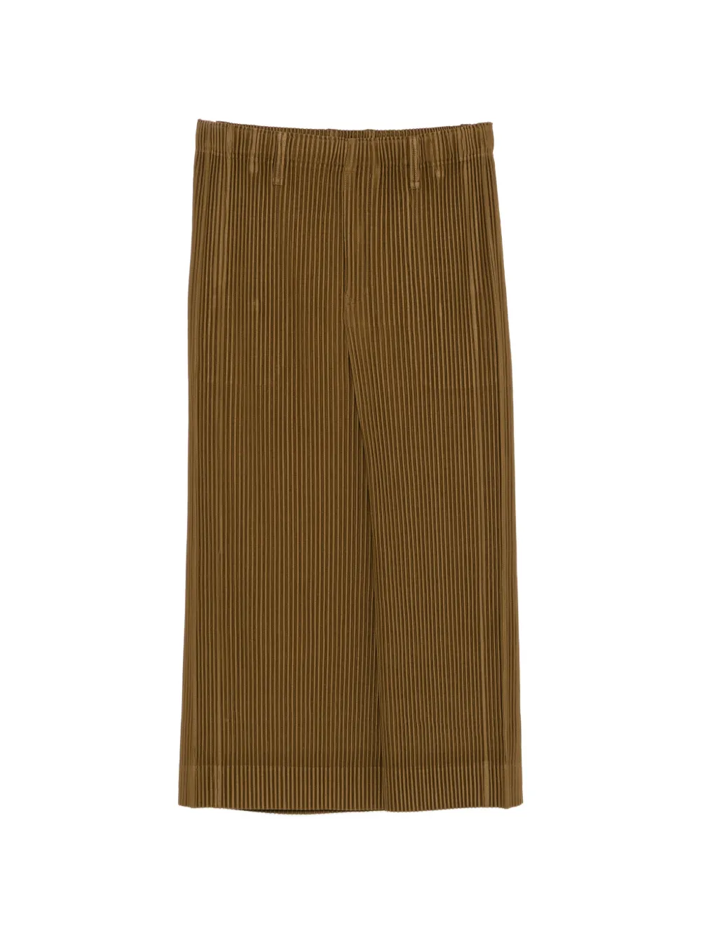 Homme Plissé Issey Miyake plissé-effect skirt - Verde