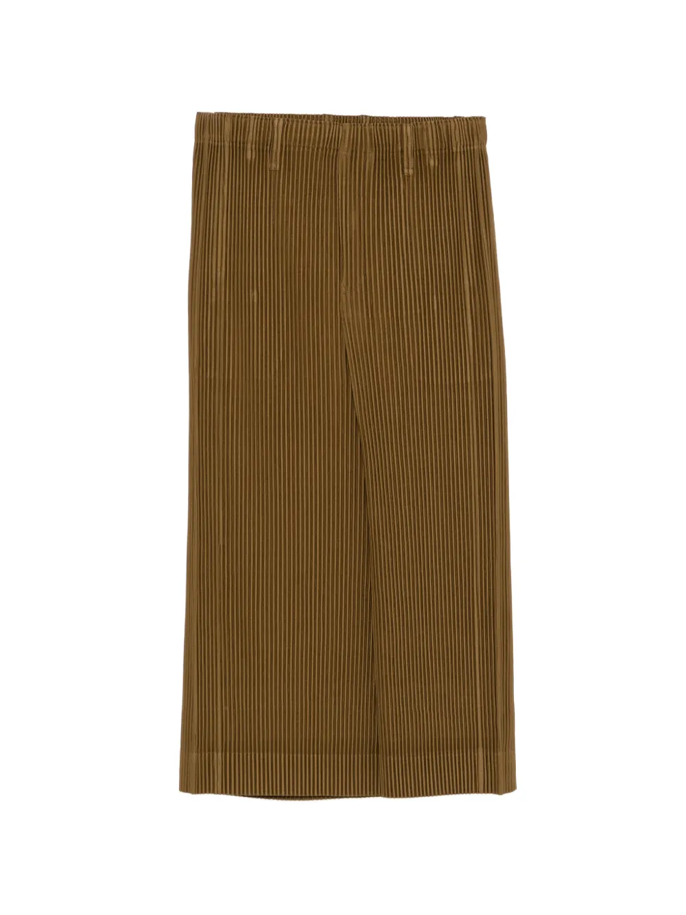 Homme Plissé Issey Miyake plissé-effect skirt - Verde