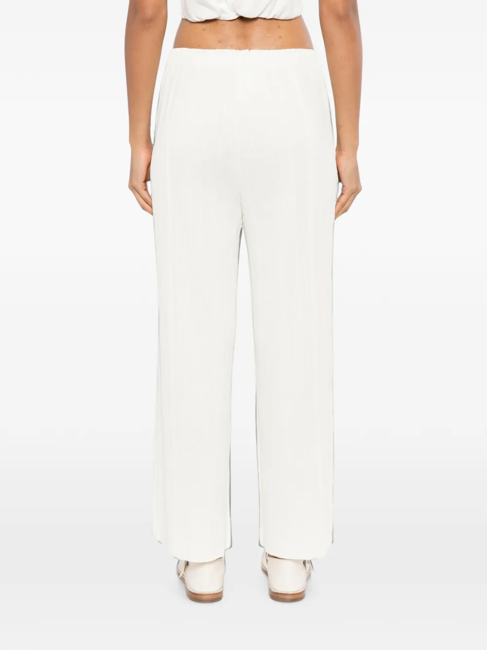 Pleats Please Issey Miyake Pleats Please trousers Beige