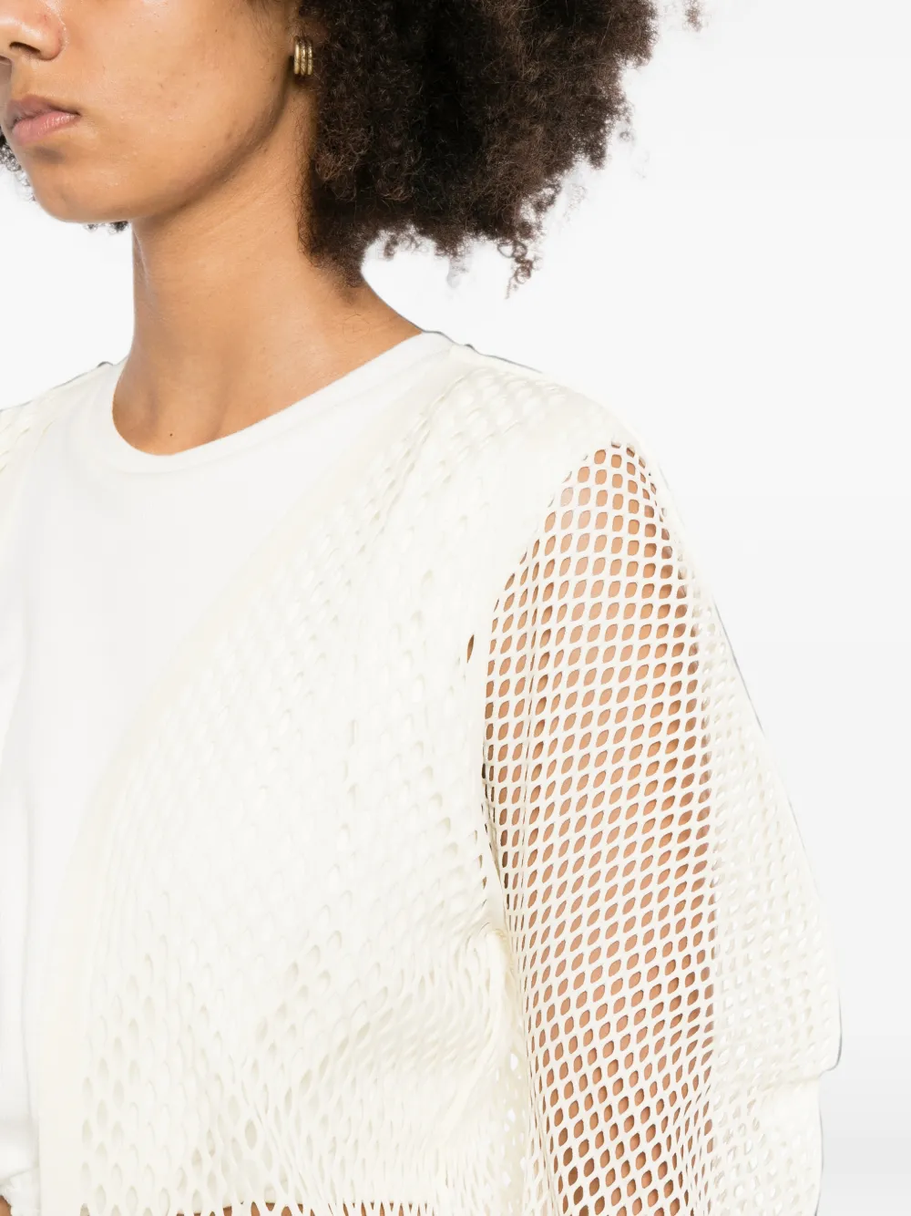 Pleats Please Issey Miyake A-POC Basket vest Beige