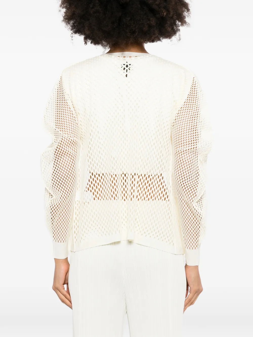 Pleats Please Issey Miyake A-POC Basket vest Beige