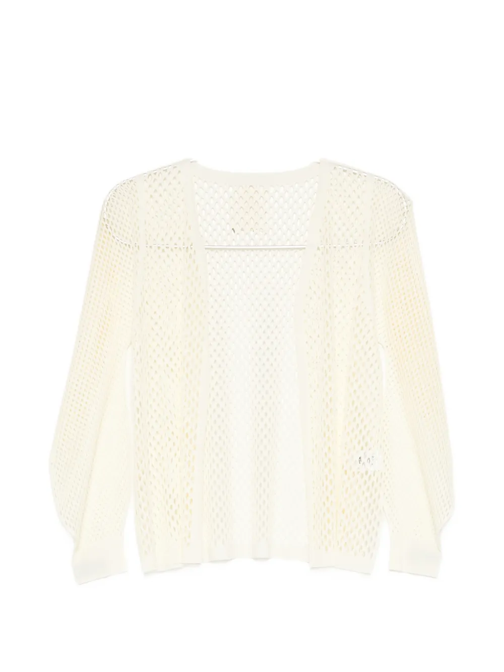 Pleats Please Issey Miyake A-POC Basket cardigan - Toni neutri