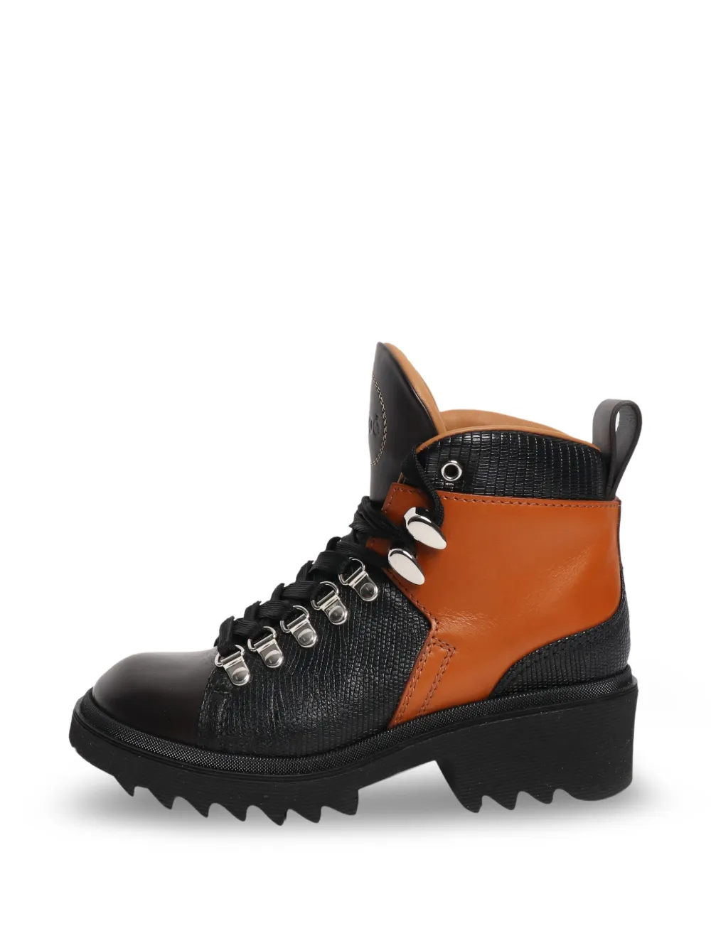 Chloé Vintage Schnürstiefel mit Schnürung - Schwarz