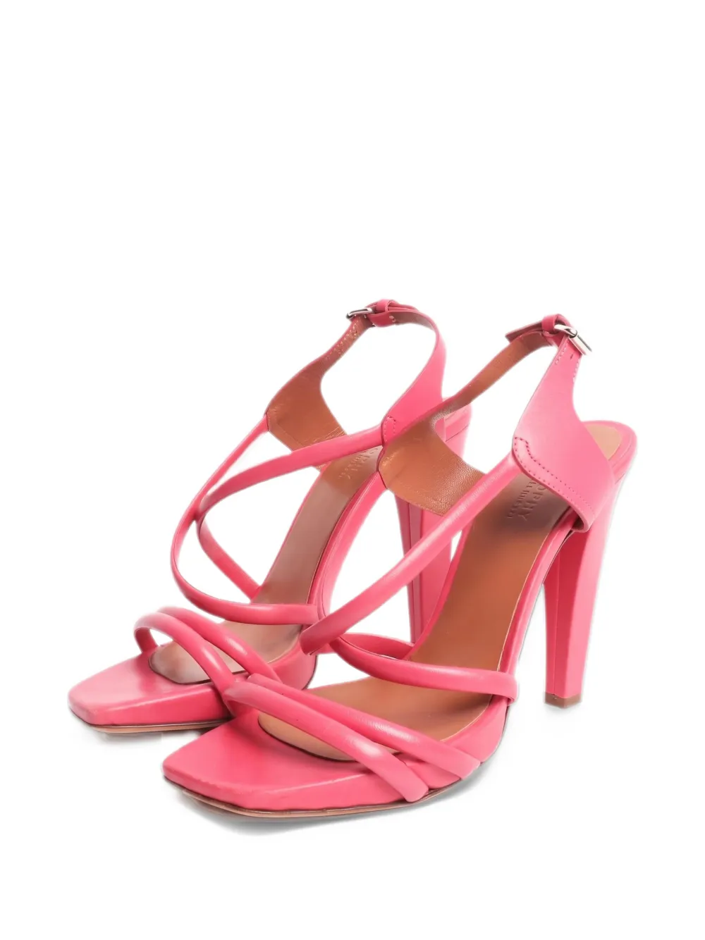 Philosophy Di Lorenzo Serafini leather heeled sandals - Rose Philosophy Di Lorenzo Serafini leather heeled sandals - Rose