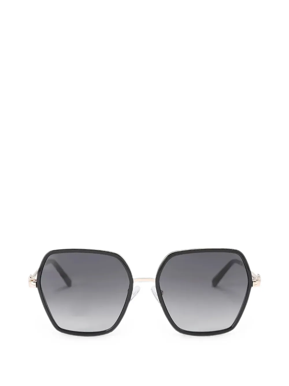 Kurt Geiger London London geometric-frame sunglasses - Nero