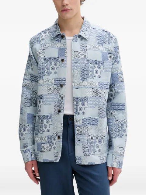 Les Deux veste boutonnée à motif patchwork