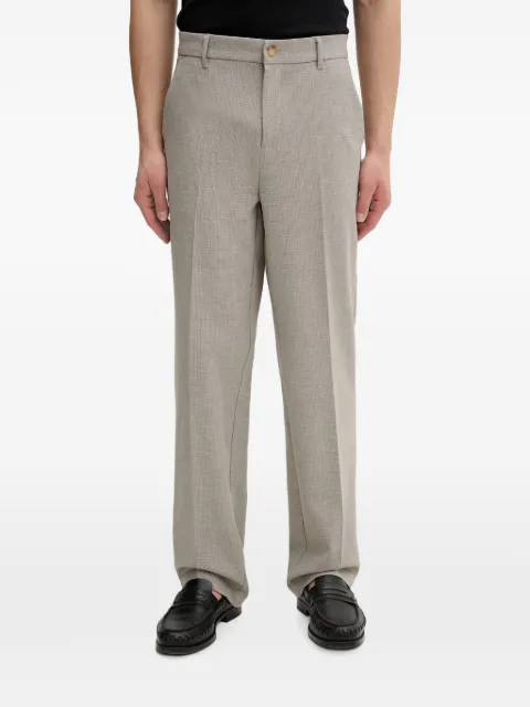 Les Deux pantalones de vestir con motivo de cuadros