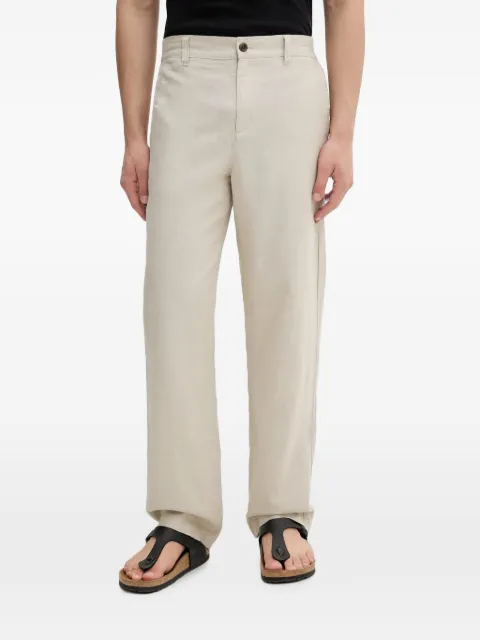 Les Deux elasticated-waistband straight-leg trousers