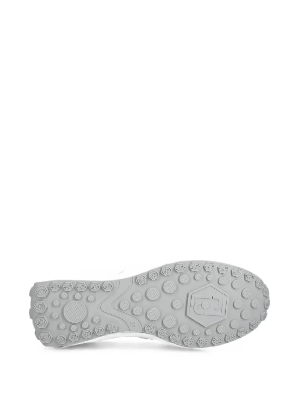 LIU JO mesh-panelled suede-trim sneakers Wit