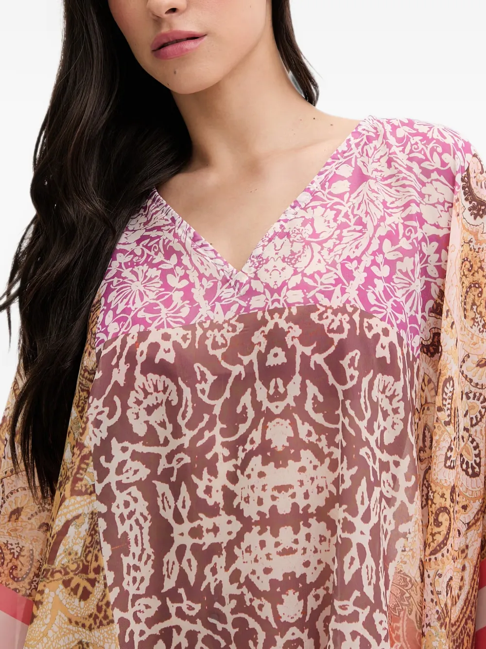 LIU JO Tuniek met paisley-print Beige