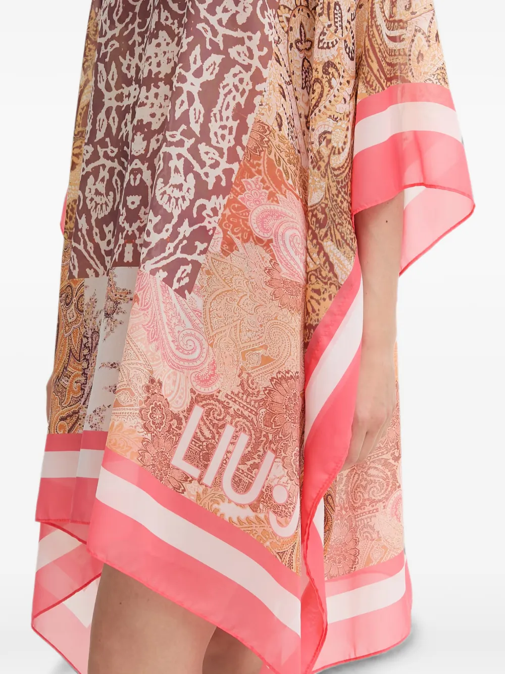 LIU JO Tuniek met paisley-print Beige