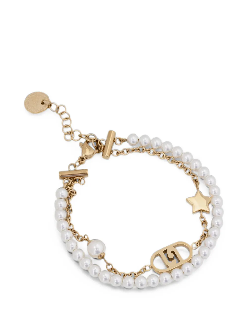 LIU JO crystal-embellished star bracelet - Oro
