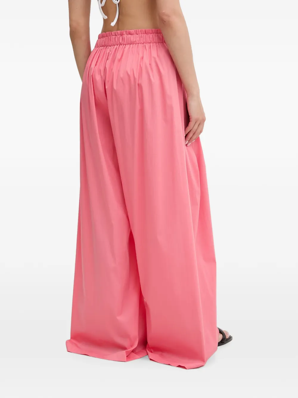 LIU JO Palazzo broek met strik detail Roze