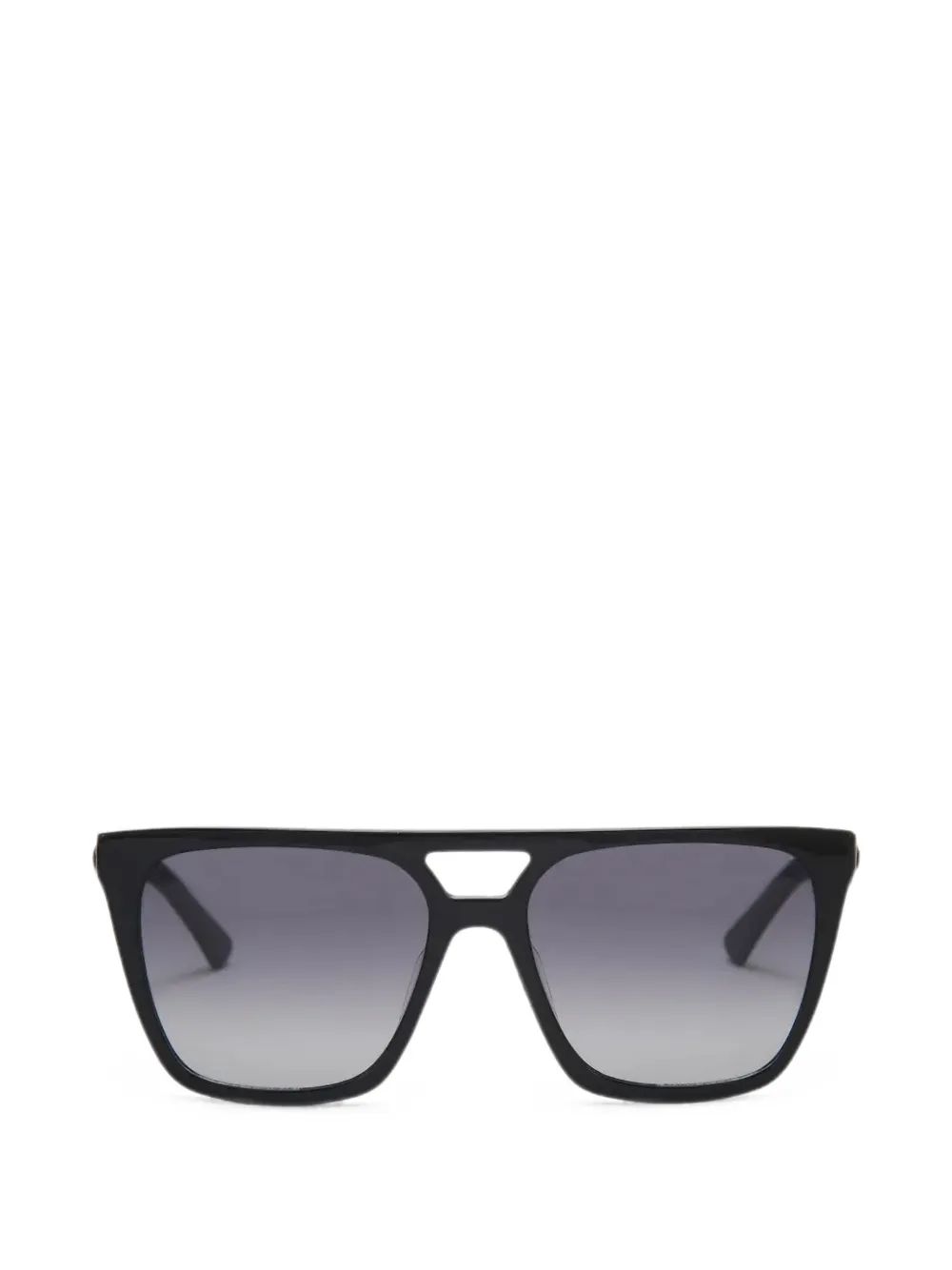 Kurt Geiger London London eagle-plaque geometric-frame sunglasses - Schwarz