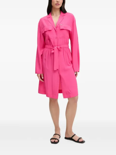 LIU JO belted chest-pocket mini dress