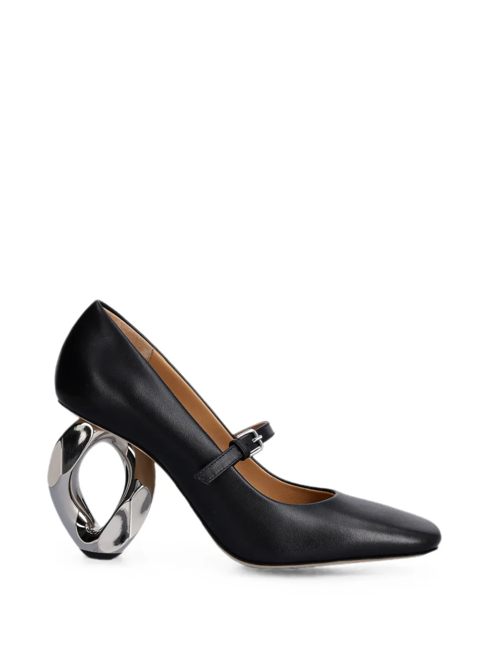 JW Anderson buckle-strap heeled pumps - Black