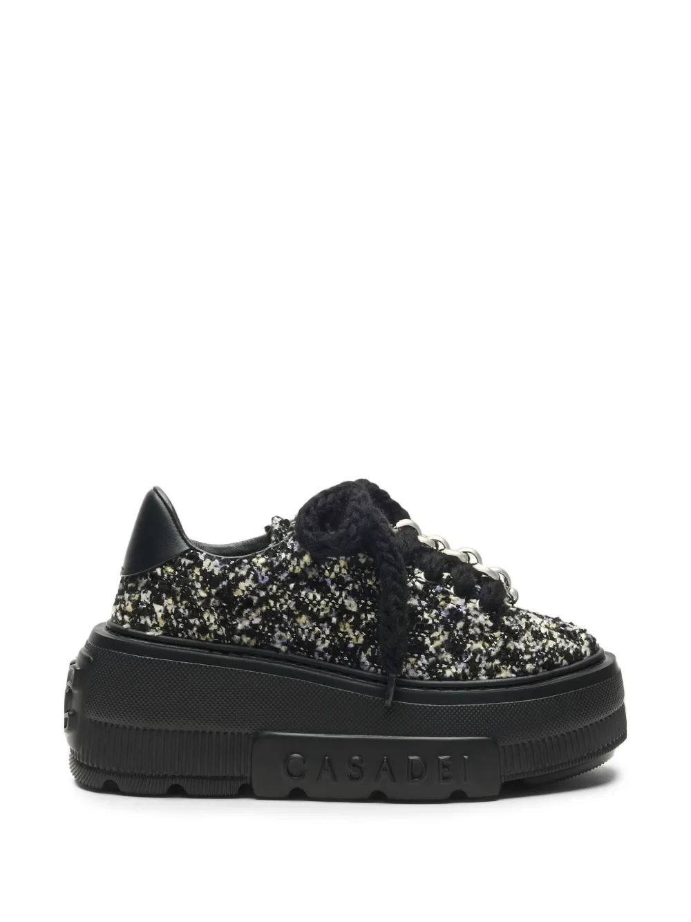 Casadei Nexus Buclé sneakers Zwart
