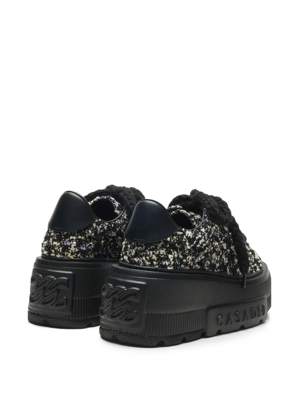 Casadei Nexus Buclé sneakers Zwart