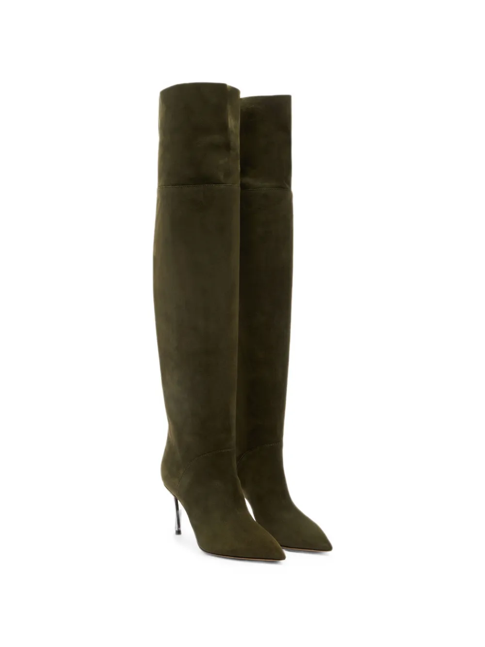 Casadei Blade Nomad Over The Knee laarzen Groen