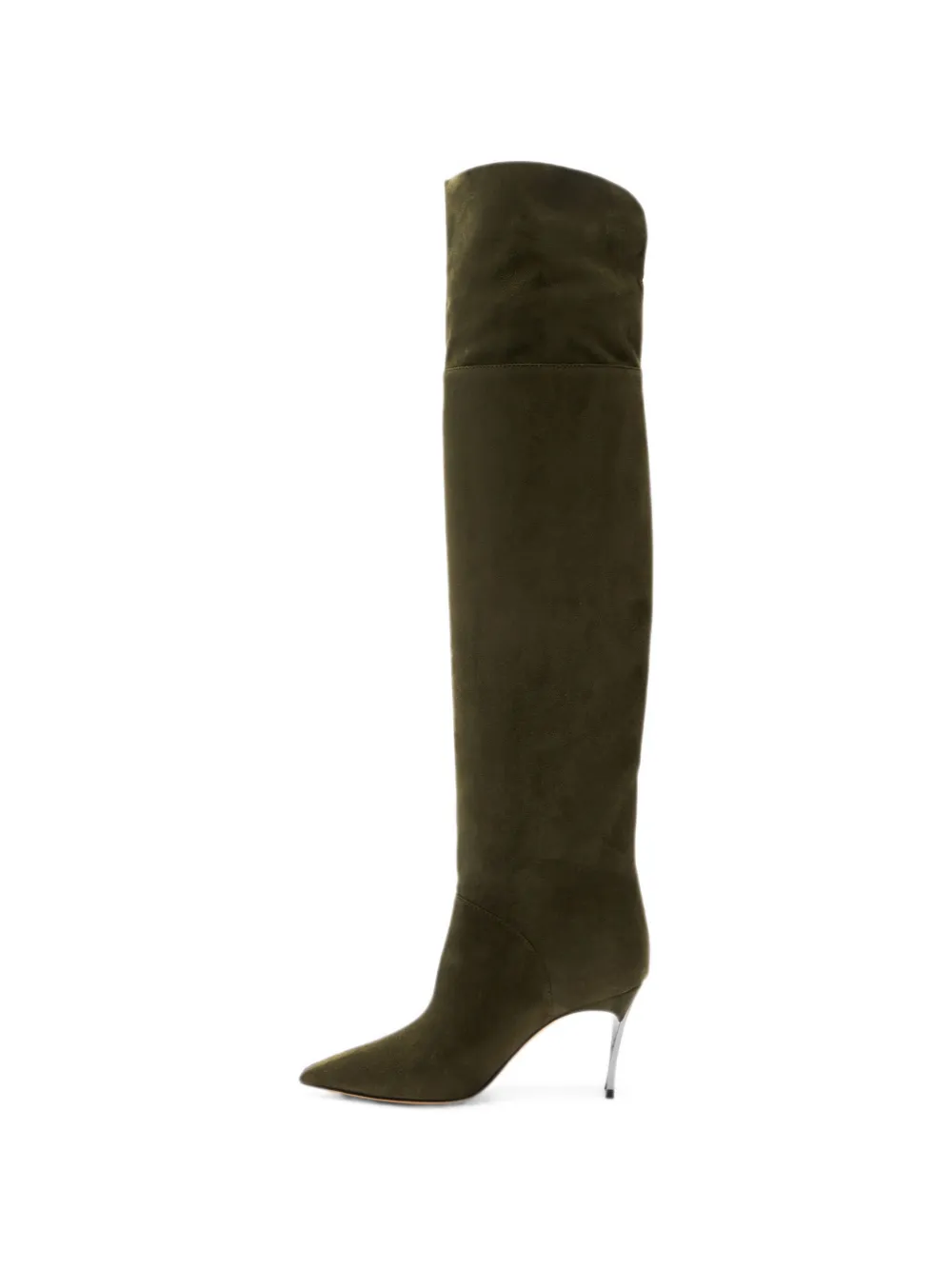 Casadei Blade Nomad Over The Knee laarzen Groen