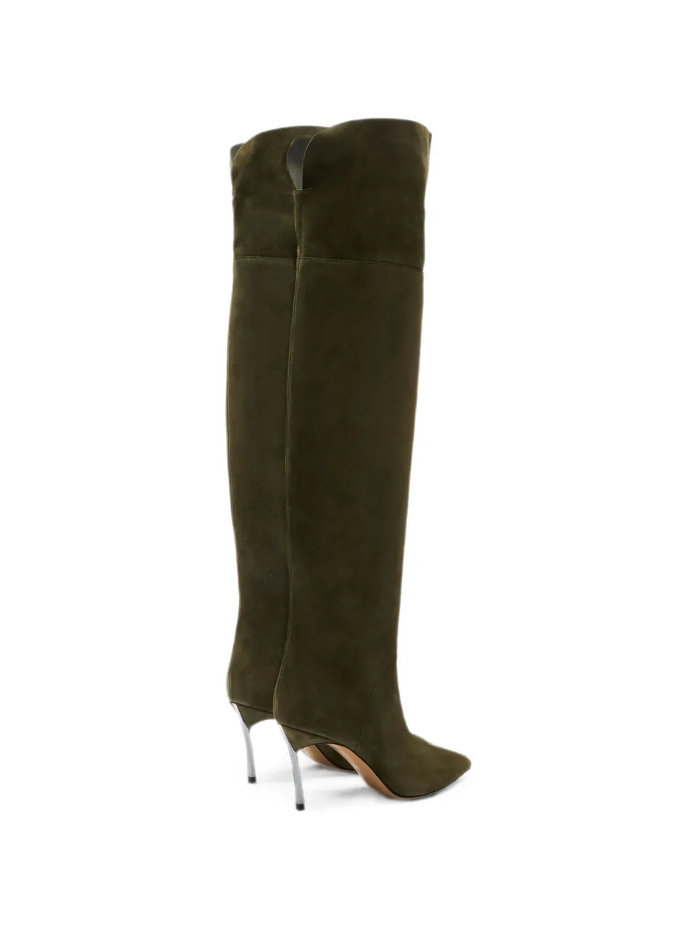 Casadei Blade Nomad Over The Knee laarzen Groen