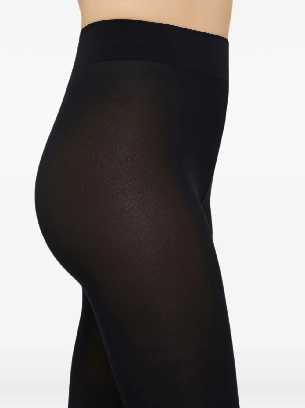 Wolford Velvet De Luxe 66 panty Blauw