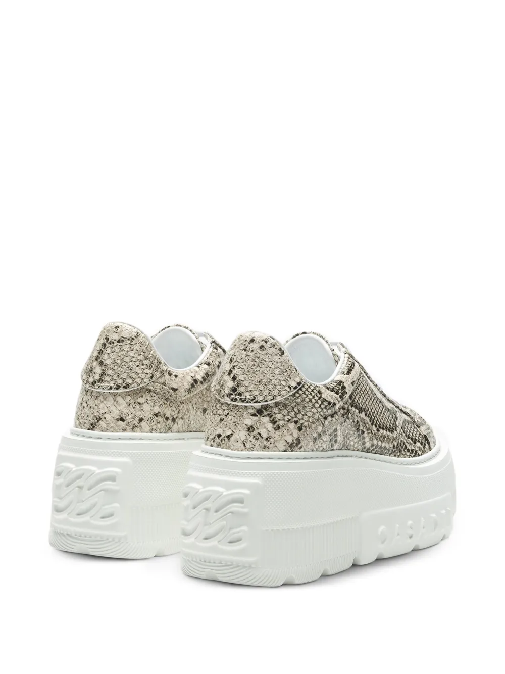 Casadei Nexus Basilisco sneakers met python-print Grijs