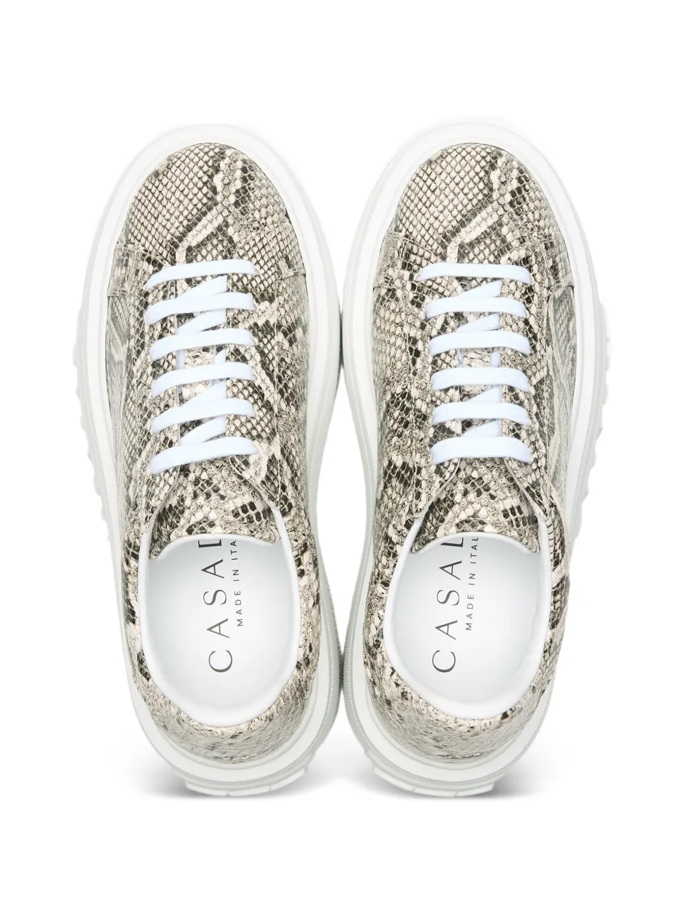 Casadei Nexus Basilisco sneakers met python-print Grijs