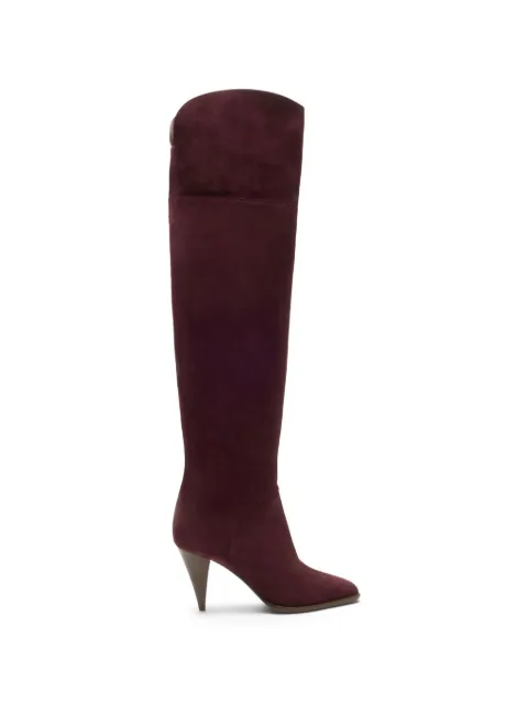 Casadei Venus Nomad suede over-the-knee boots