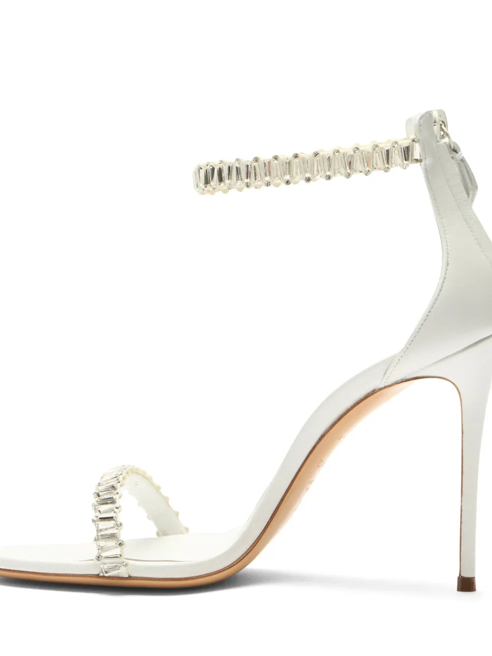 Casadei Julia Heaven strass-embellished sandals Wit