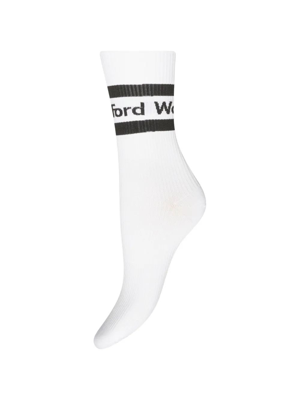 Wolford Sokken met logo Wit